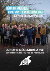 Tracte de lancement de campagne, décembre 2025
